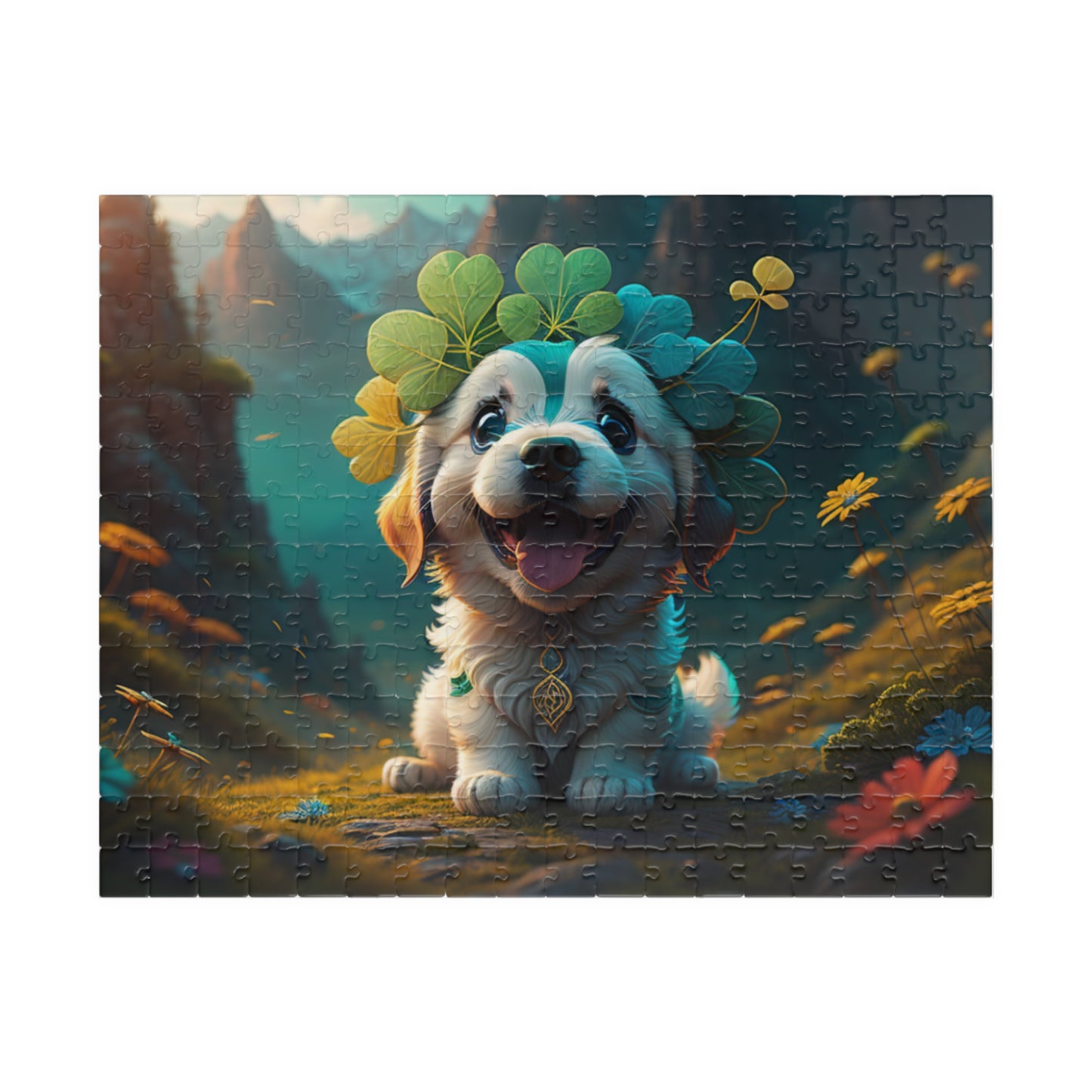 Pawsitive Paddy's Puzzle Parade - St. Patrick's Day Mental Health Puzzle