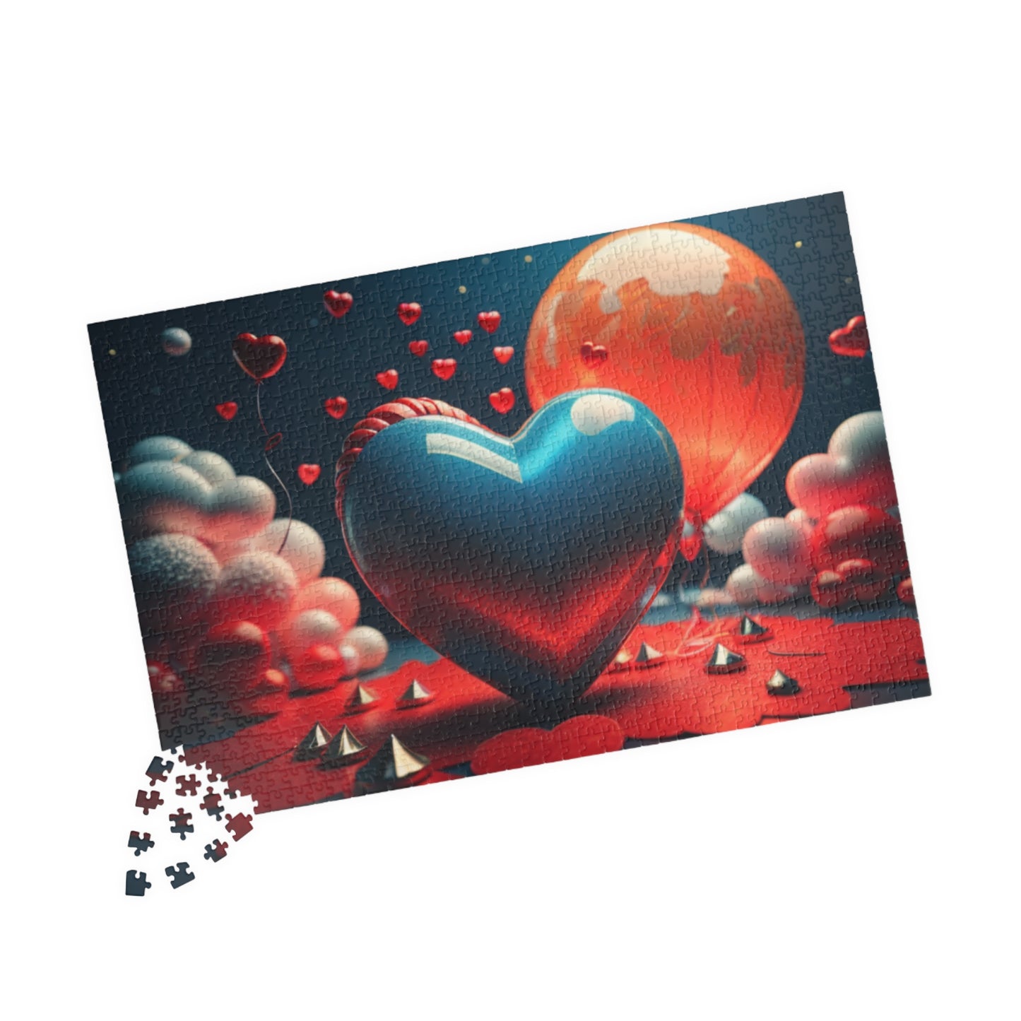 Dreamy Heartscape: Valentine's Day Puzzle for Self-Care, Emotional Growth, and Personal Empowerment