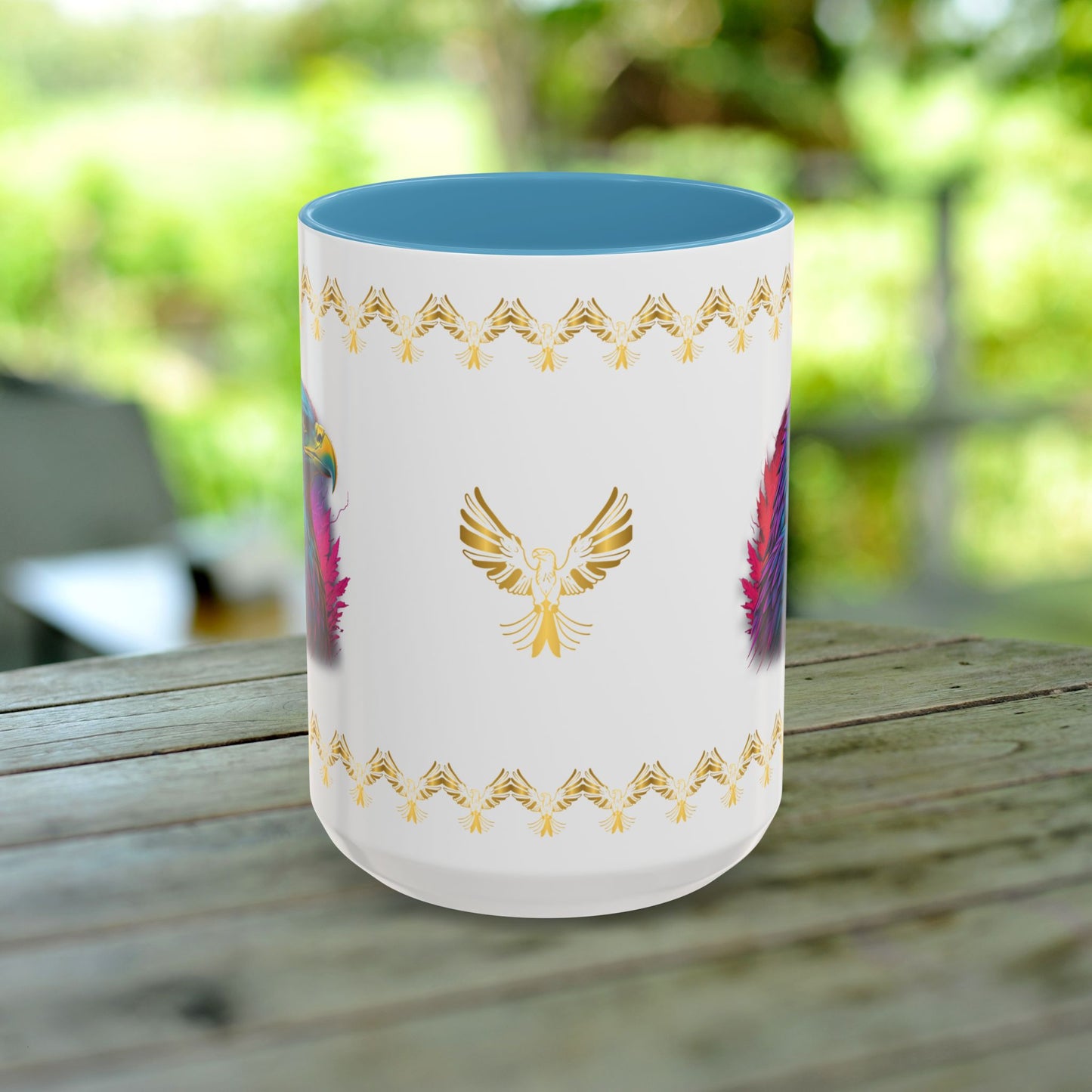 Triumphant Talons Mug showcasing hope, strength, and resilience for empowering your mental health journey.