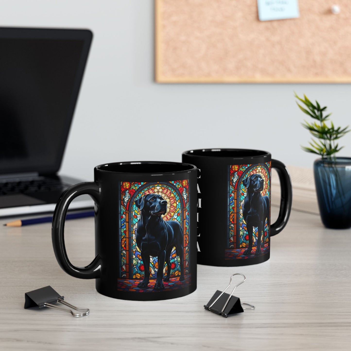 Rottweiler (Rare Black) Personalized Mug, Pet Lover Mug, Dog Coffee Mug, Custom Name Mug, Dog Lover Gift, Dog-Themed Mug, Rottie Mug