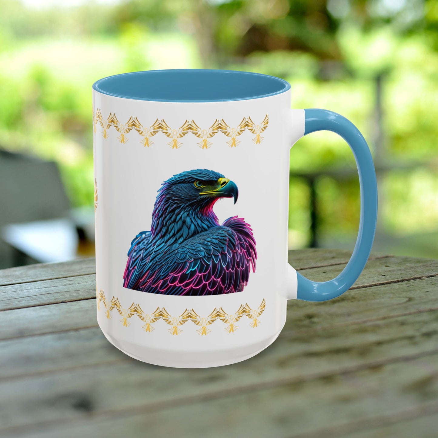 Wings of Resilience Mug representing mental health empowerment, strength, and courage to overcome challenges.