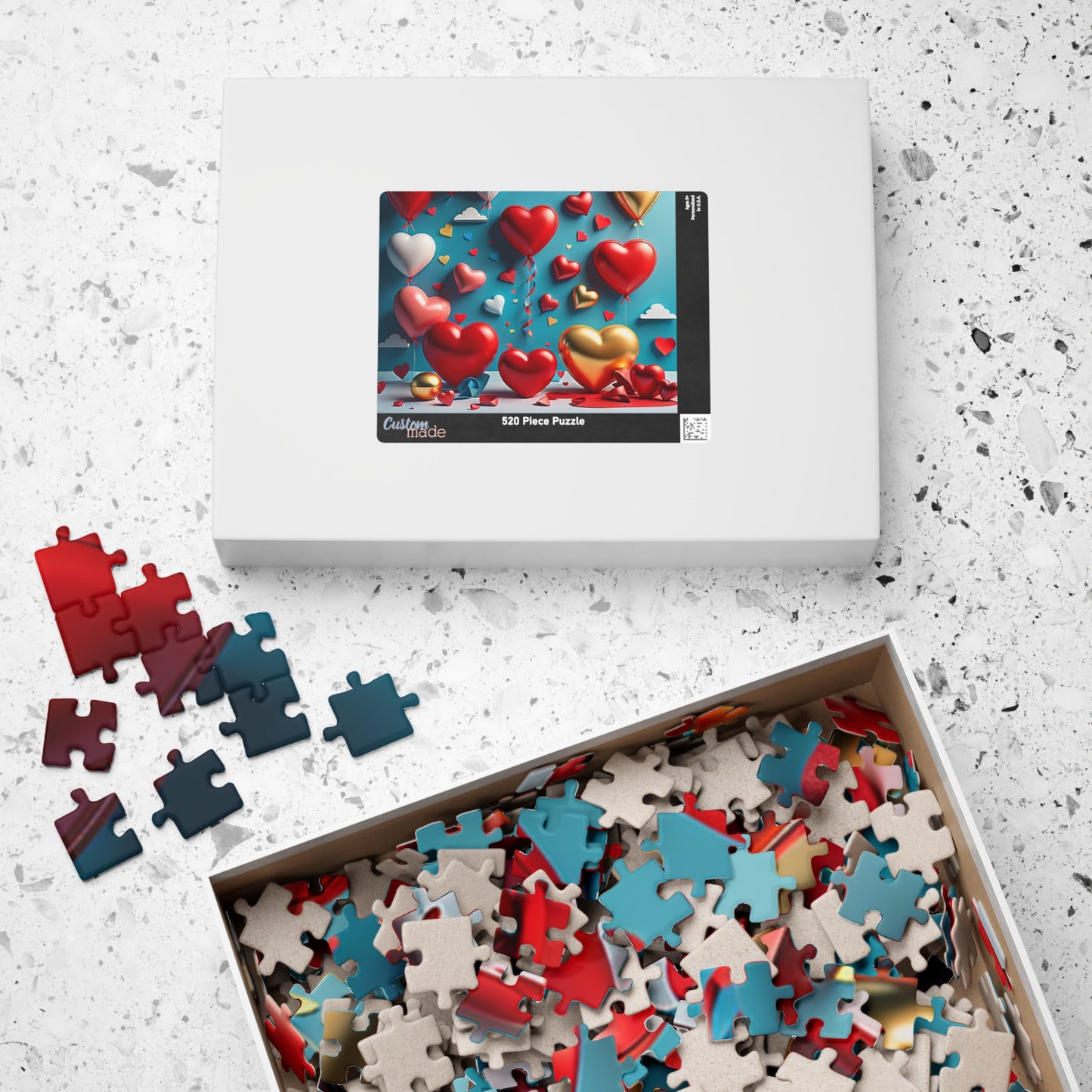 Sweetheart Shuffle: Valentine's Day Puzzle for Self-Care, Emotional Growth, and Personal Empowerment