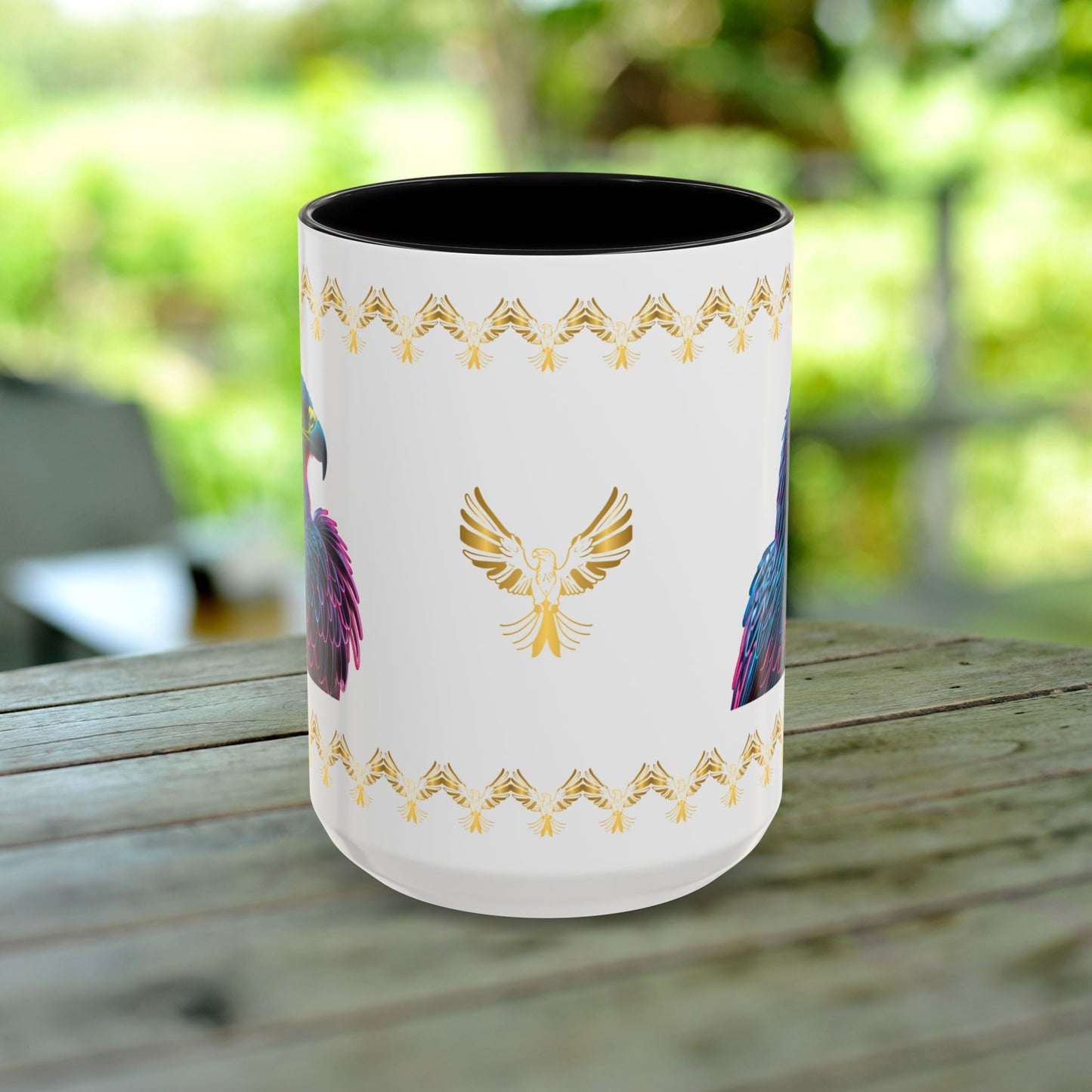 Wings of Resilience Mug representing mental health empowerment, strength, and courage to overcome challenges.