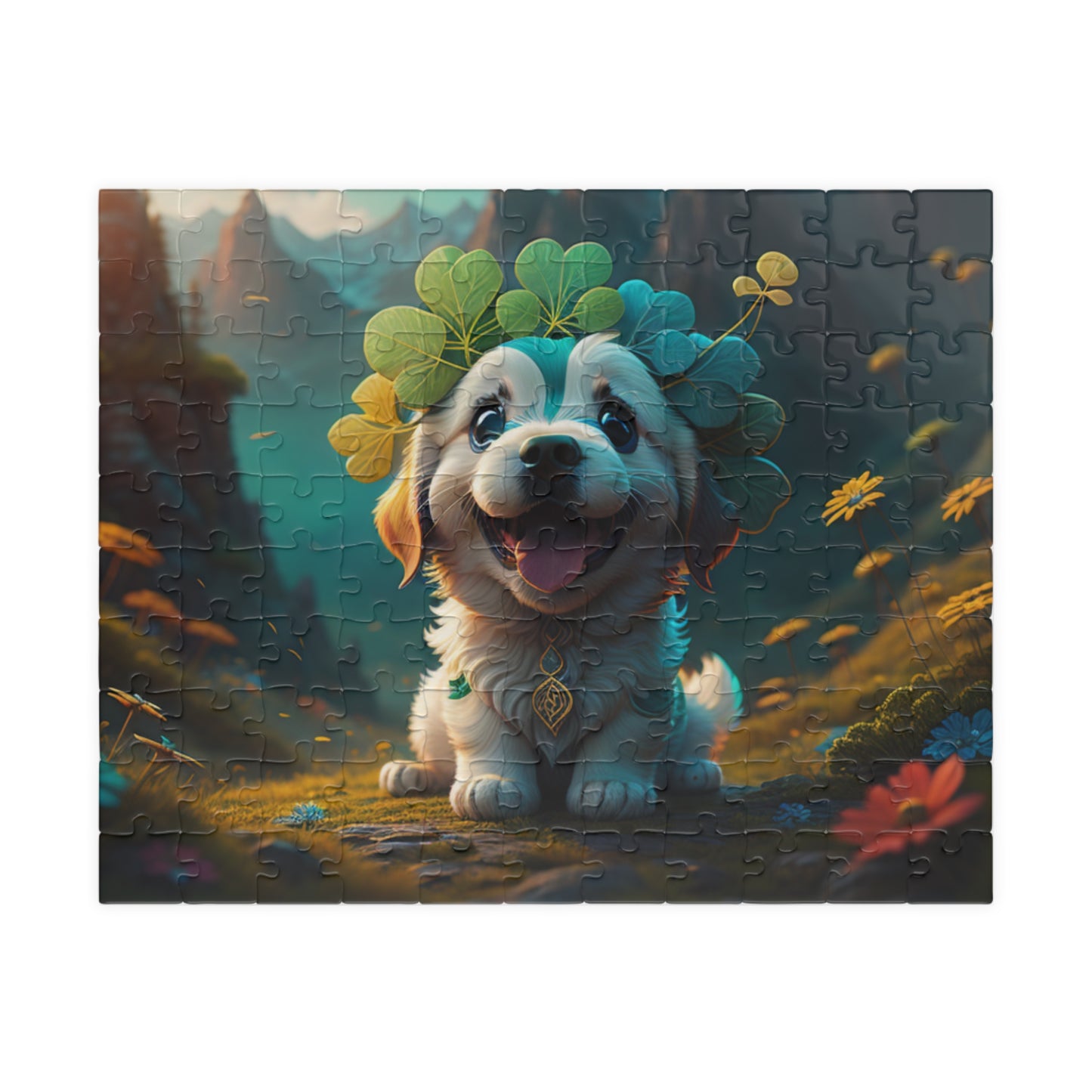 Pawsitive Paddy's Puzzle Parade - St. Patrick's Day Mental Health Puzzle