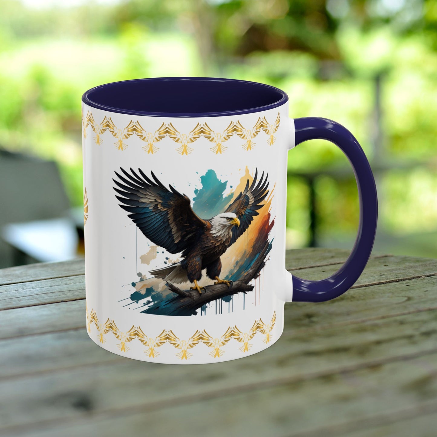 Inspirational Eagle Flight Mug embodying resilience, hope, and empowerment to strengthen your mindset.