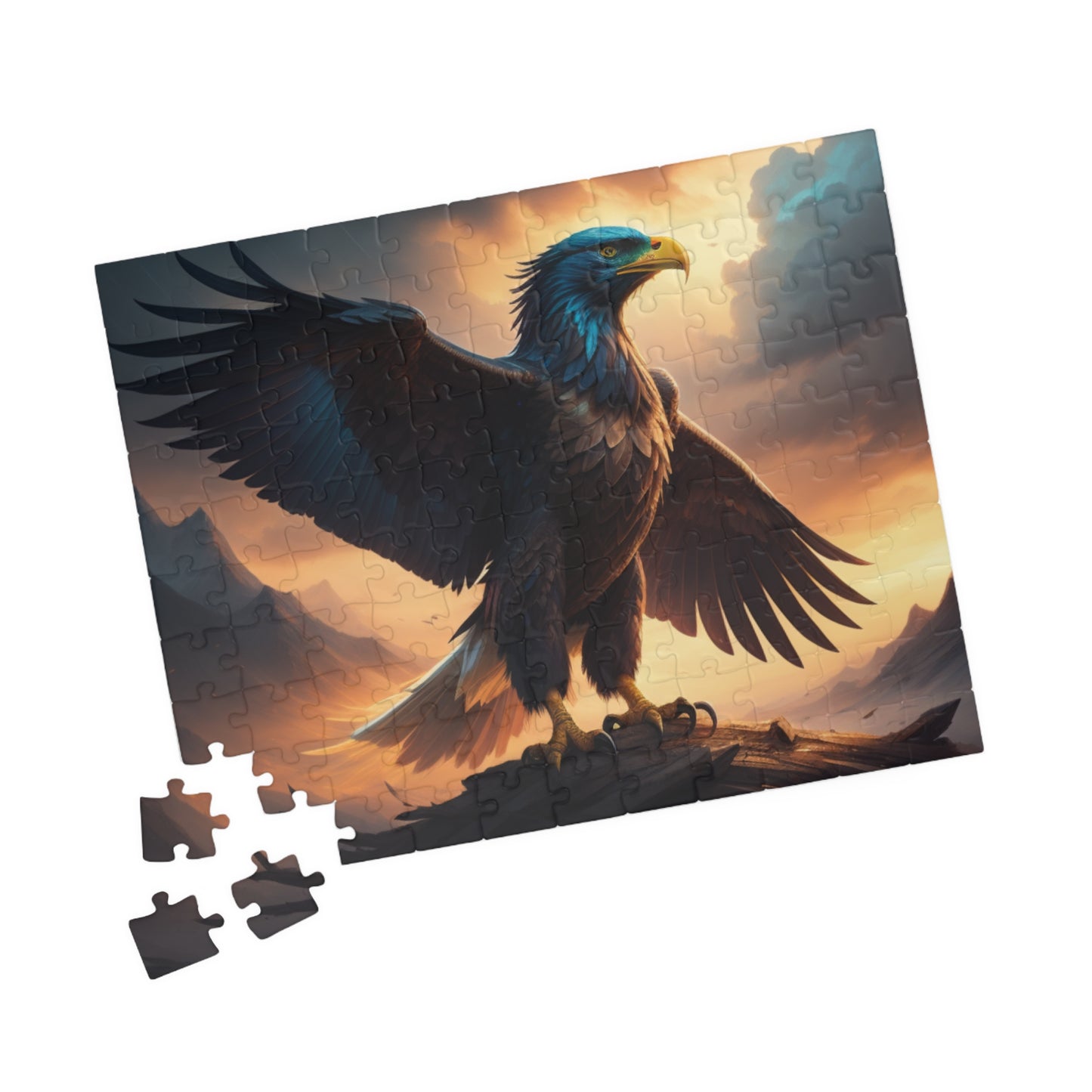 Wingspan of Strength: Majestic Eagle Puzzle - Symbol of Strength, Freedom, and Resilience
