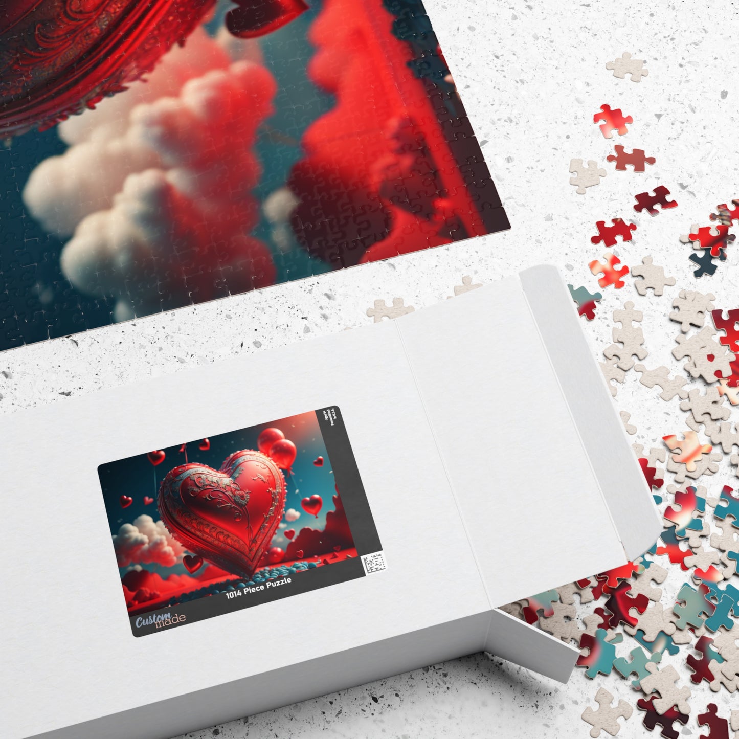 Uplifting Heartscape: Valentine's Day Puzzle for Self-Care, Emotional Growth, and Personal Empowerment