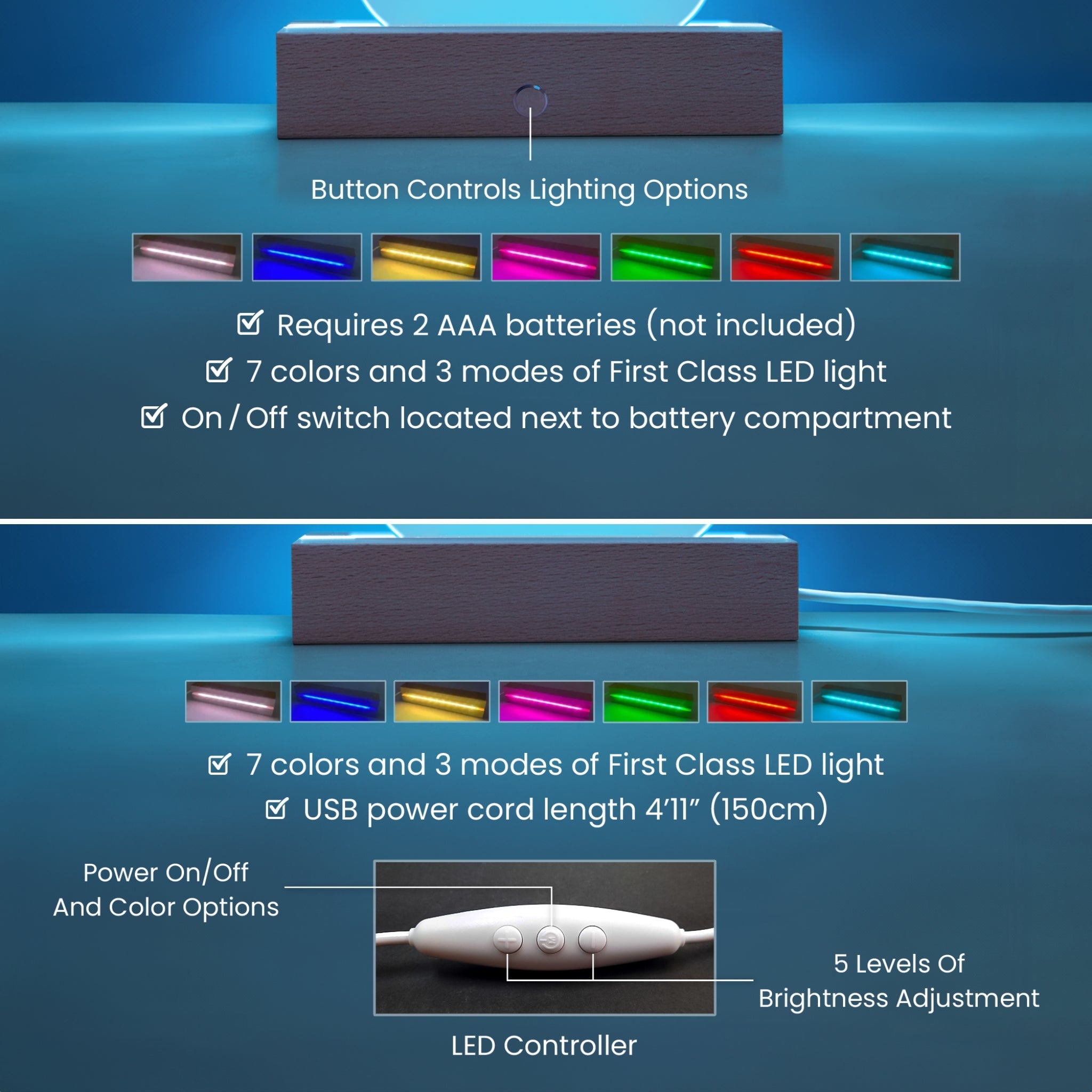 American Wirehair Cat Gotcha Day Plaque - Personalized 7" LED Acrylic Paw Print Pet Keepsake