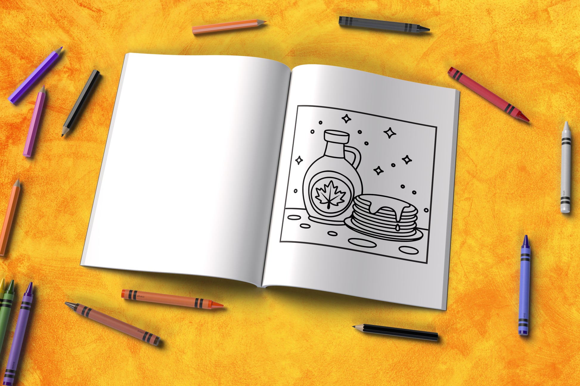 Thanksgiving mindfulness coloring pages with autumn leaves and calming quotes