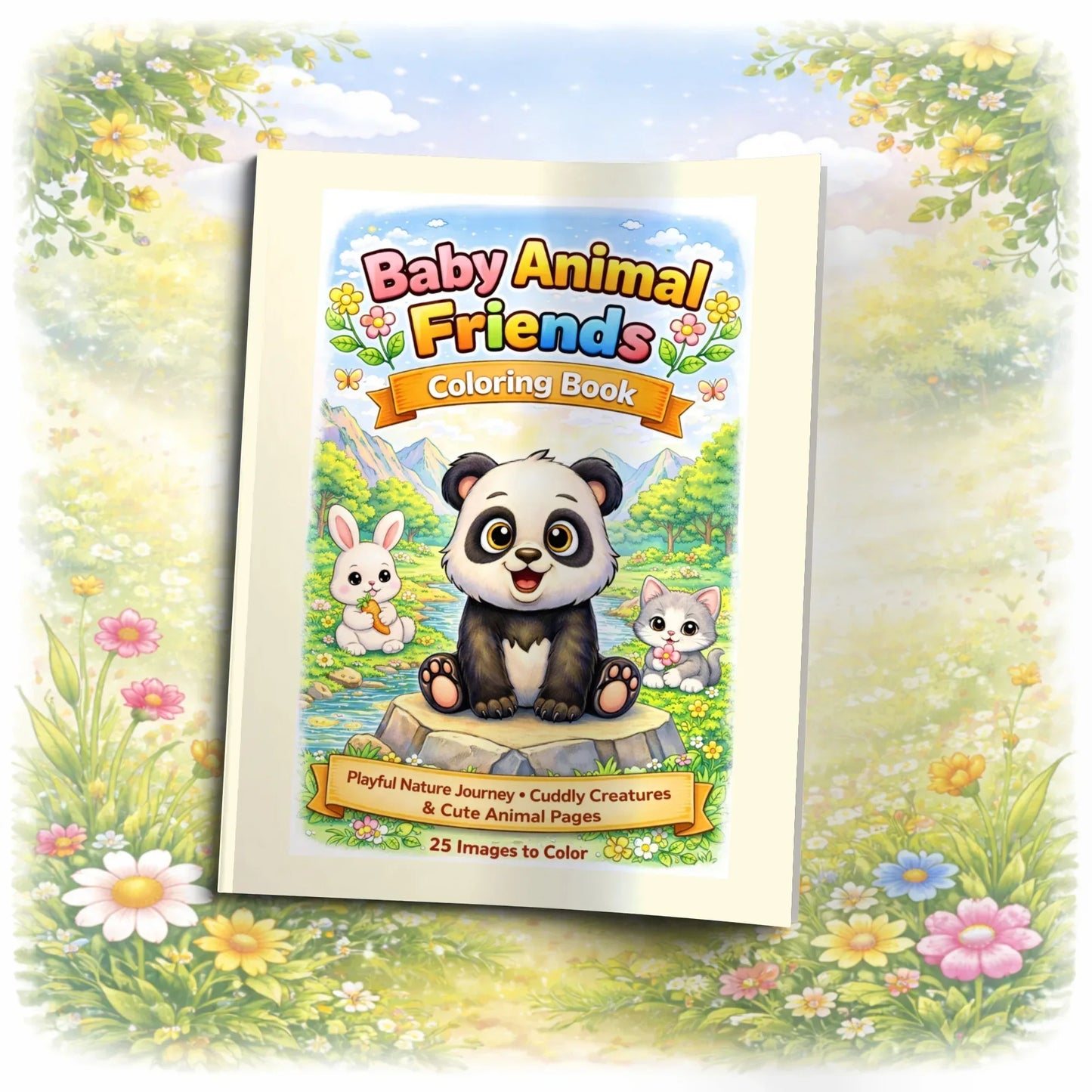 Shop our premium baby animal friends coloring book a playful journey through nature from MySisterIsASurvivor.