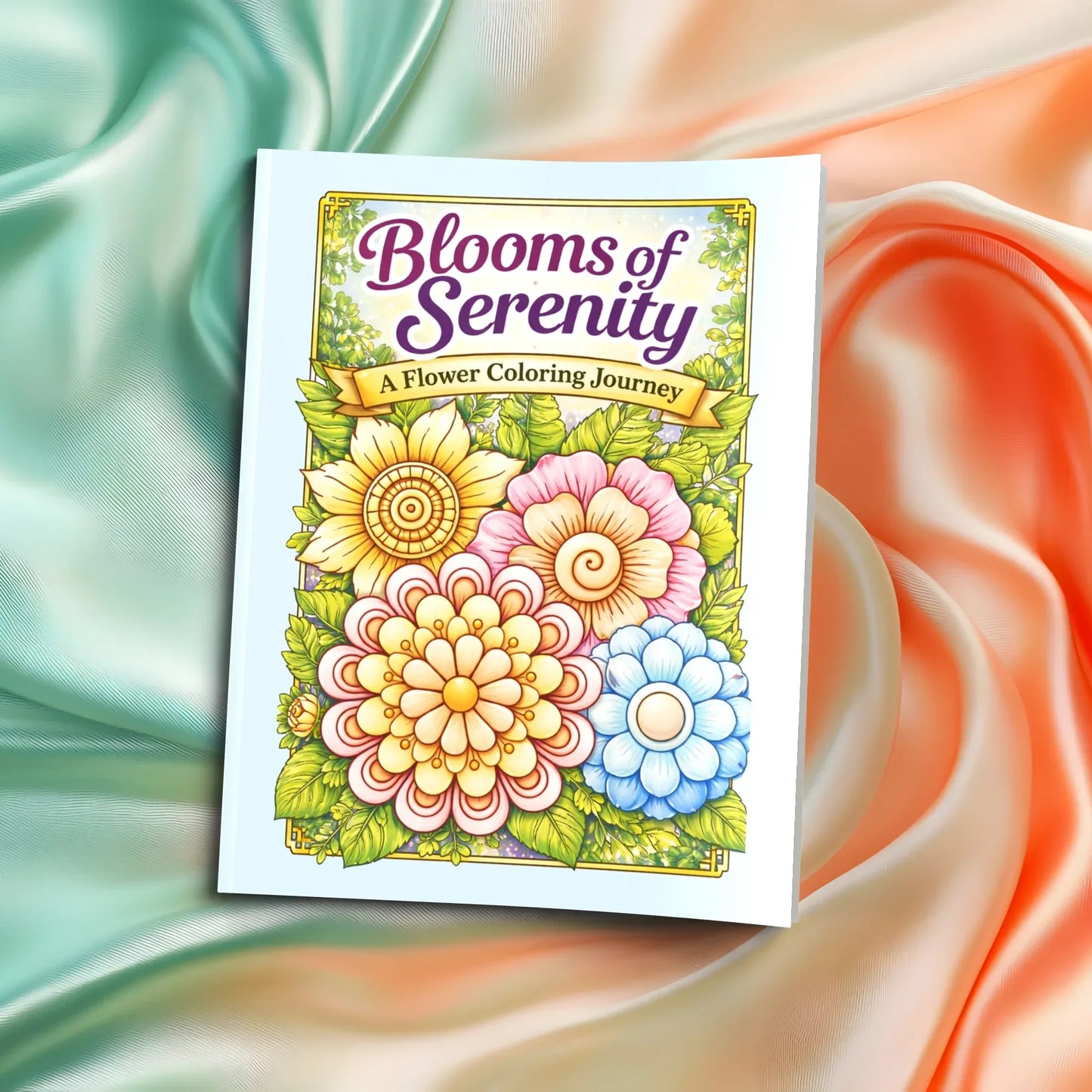 Shop our premium blooms of serenity flower coloring book journey from MySisterIsASurvivor.