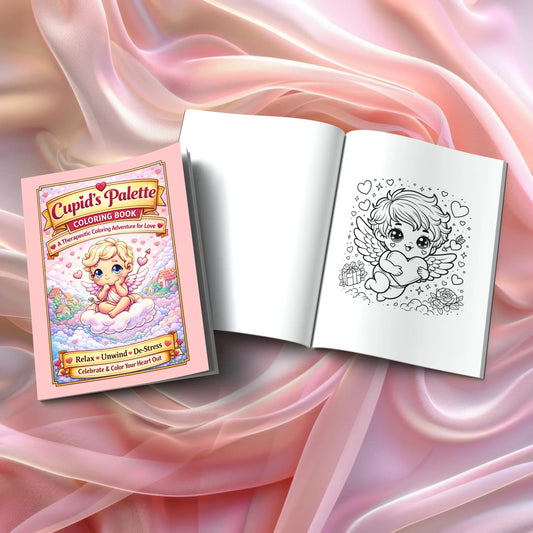 Shop our premium cupids palette a therapeutic coloring adventure for love from MySisterIsASurvivor.
