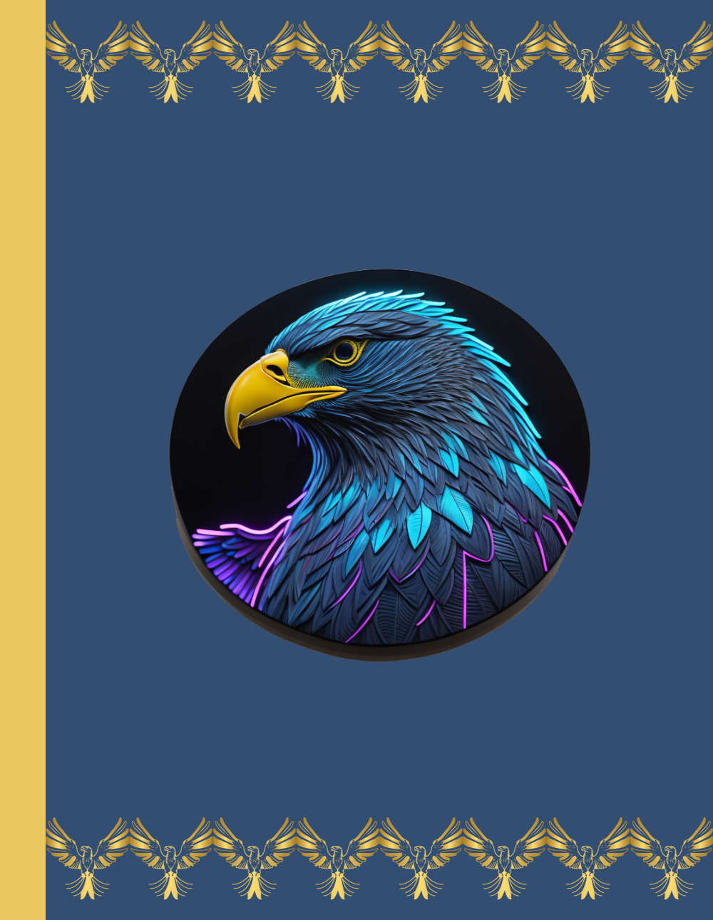 Eagle Vision Triumph: Eagle-Themed Composition Notebook