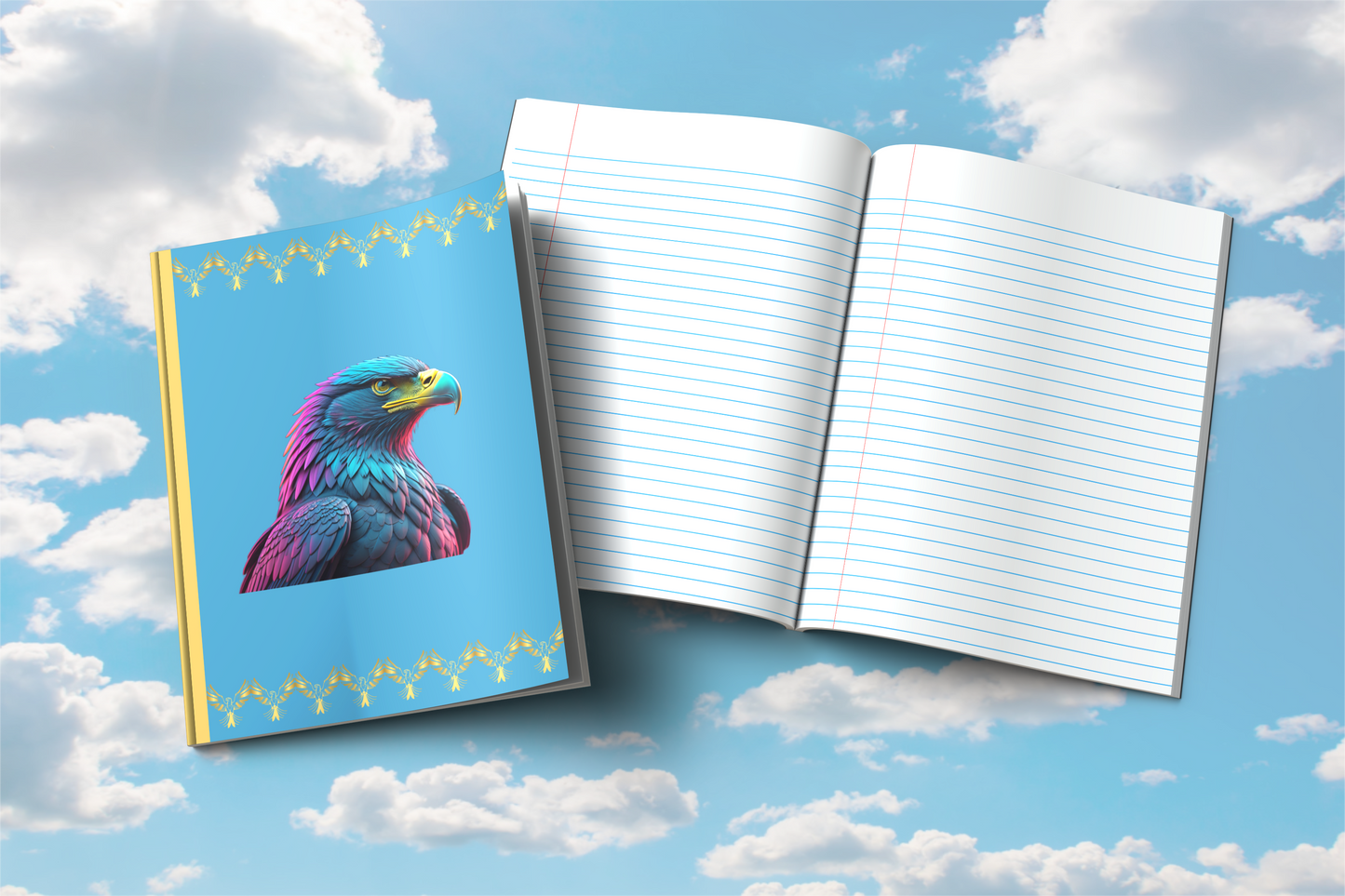 Eagle's Fortitude: Eagle-Themed Composition Notebook