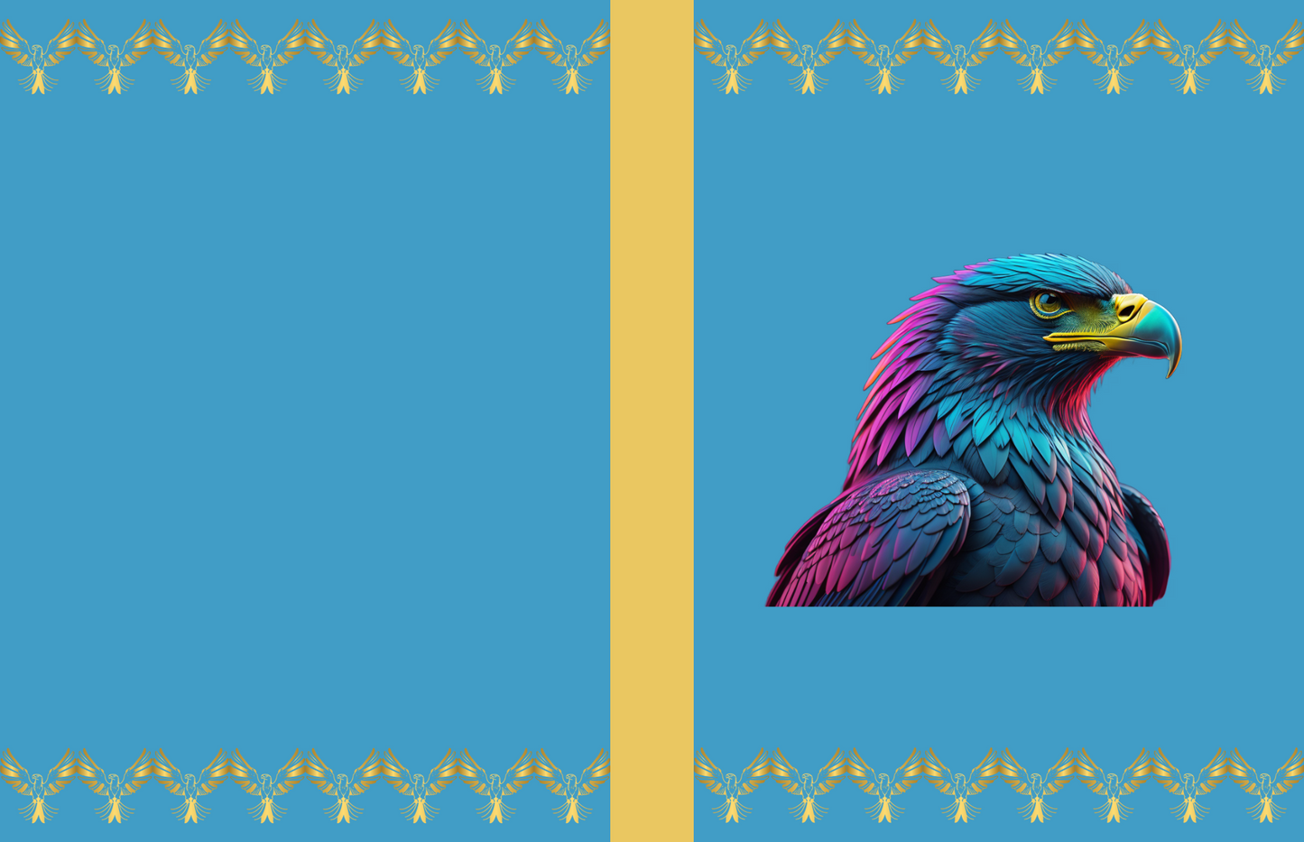 Eagle's Fortitude: Eagle-Themed Composition Notebook