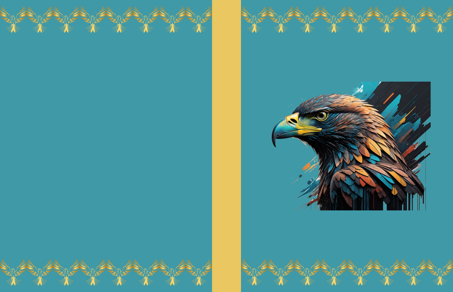 Eagle's Strength Resilience: Eagle-Themed Composition Notebook