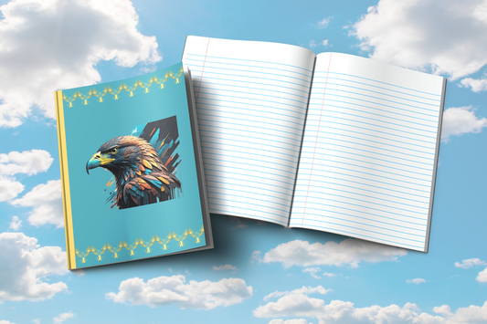 Eagle's Strength Resilience: Eagle-Themed Composition Notebook