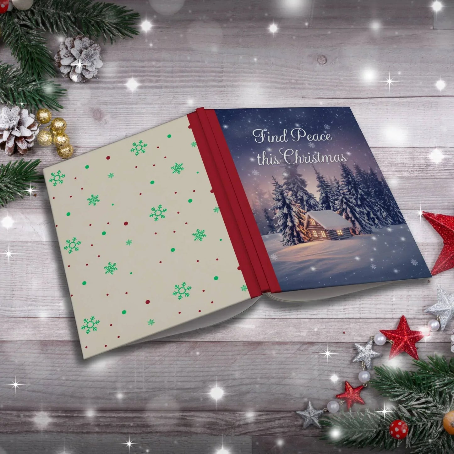 Shop our premium find peace this christmas christmas composition notebook from MySisterIsASurvivor.