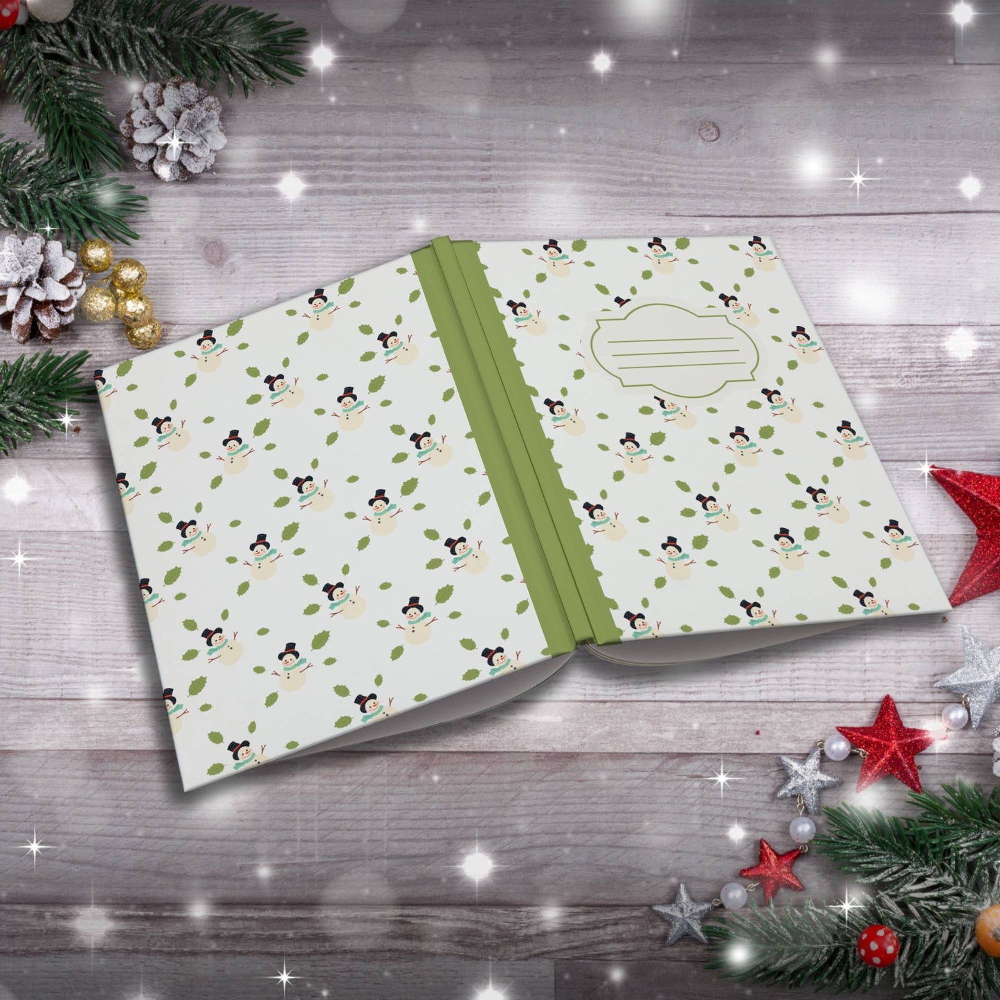 Find Peace This Christmas Mindful Paperback Christmas Composition Notebook for journaling and holiday reflection