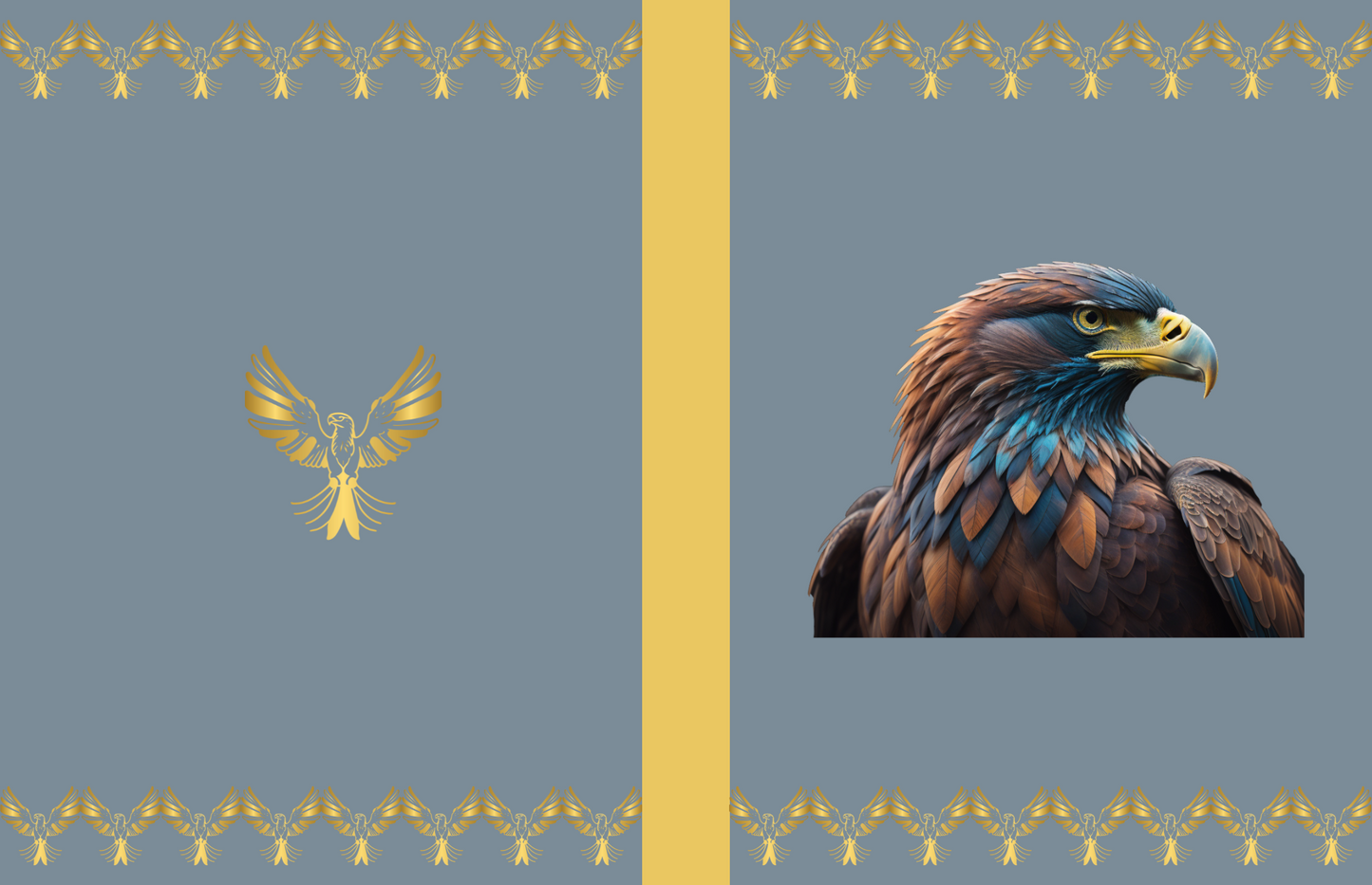 Feathers of Resilience: Eagle-Themed Composition Notebook