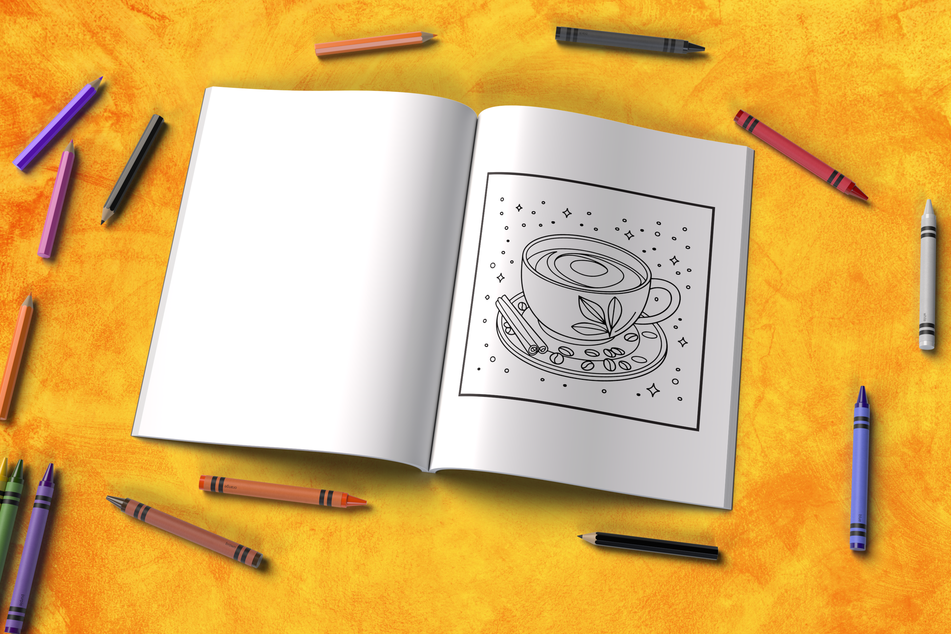 Thanksgiving affirmations coloring book with a glowing turkey theme