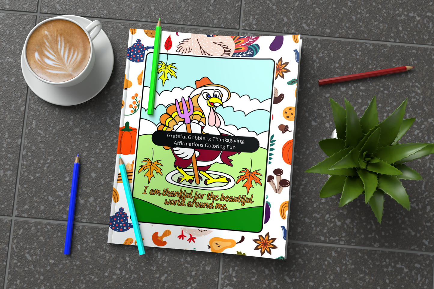 Thanksgiving coloring pages with cheerful turkeys and thankful sayings