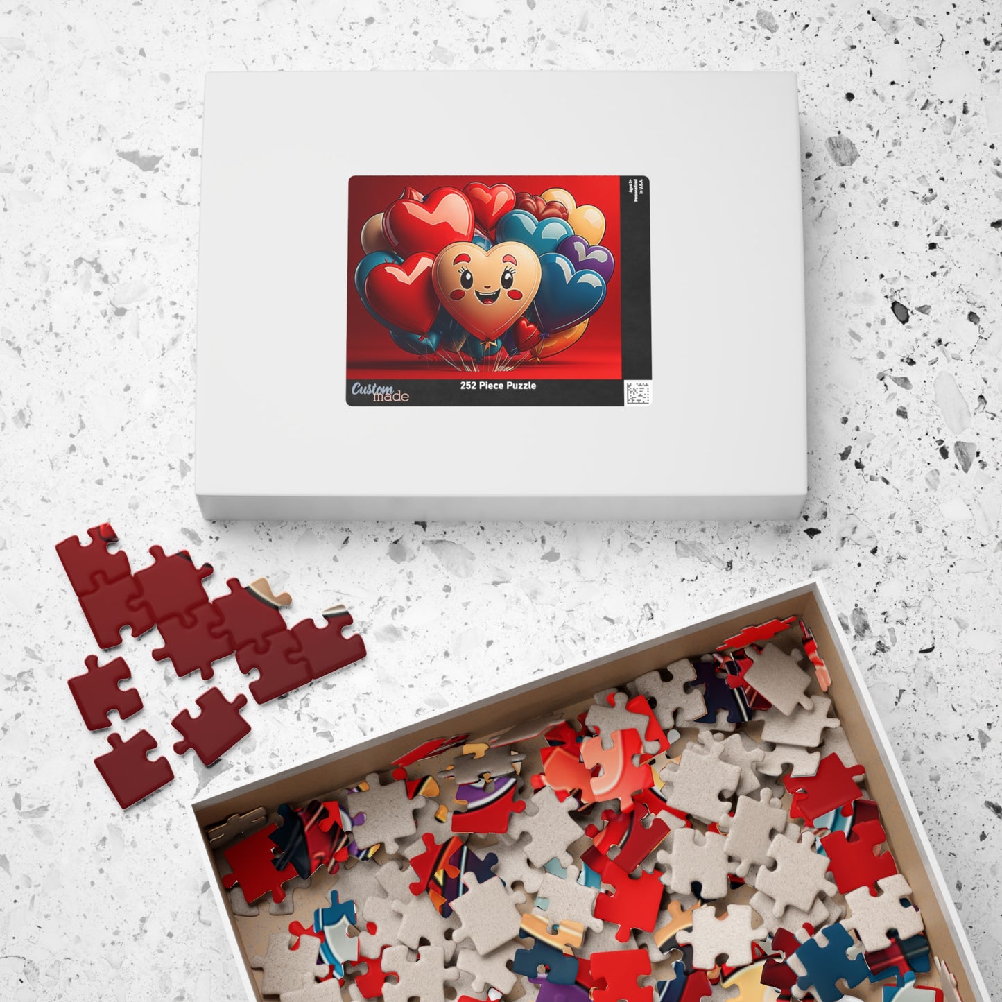 Happy Thoughts Harmony: Valentine's Day Puzzle for Warmth, Happiness, and Healing