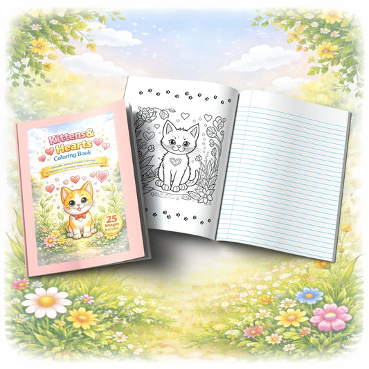 Shop our premium kitten comfort coloring for a happy heart and mind from MySisterIsASurvivor.