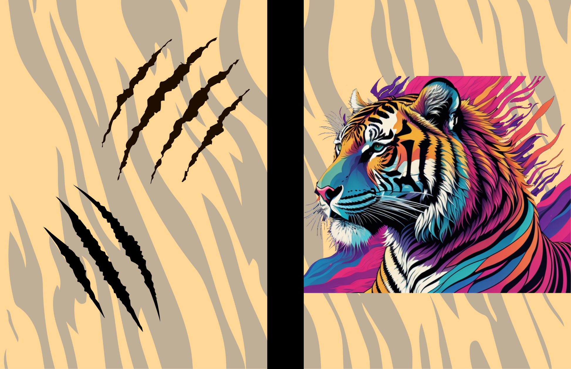 Majestic Mindfulness Tiger Edition: Tiger-Themed Composition Notebook