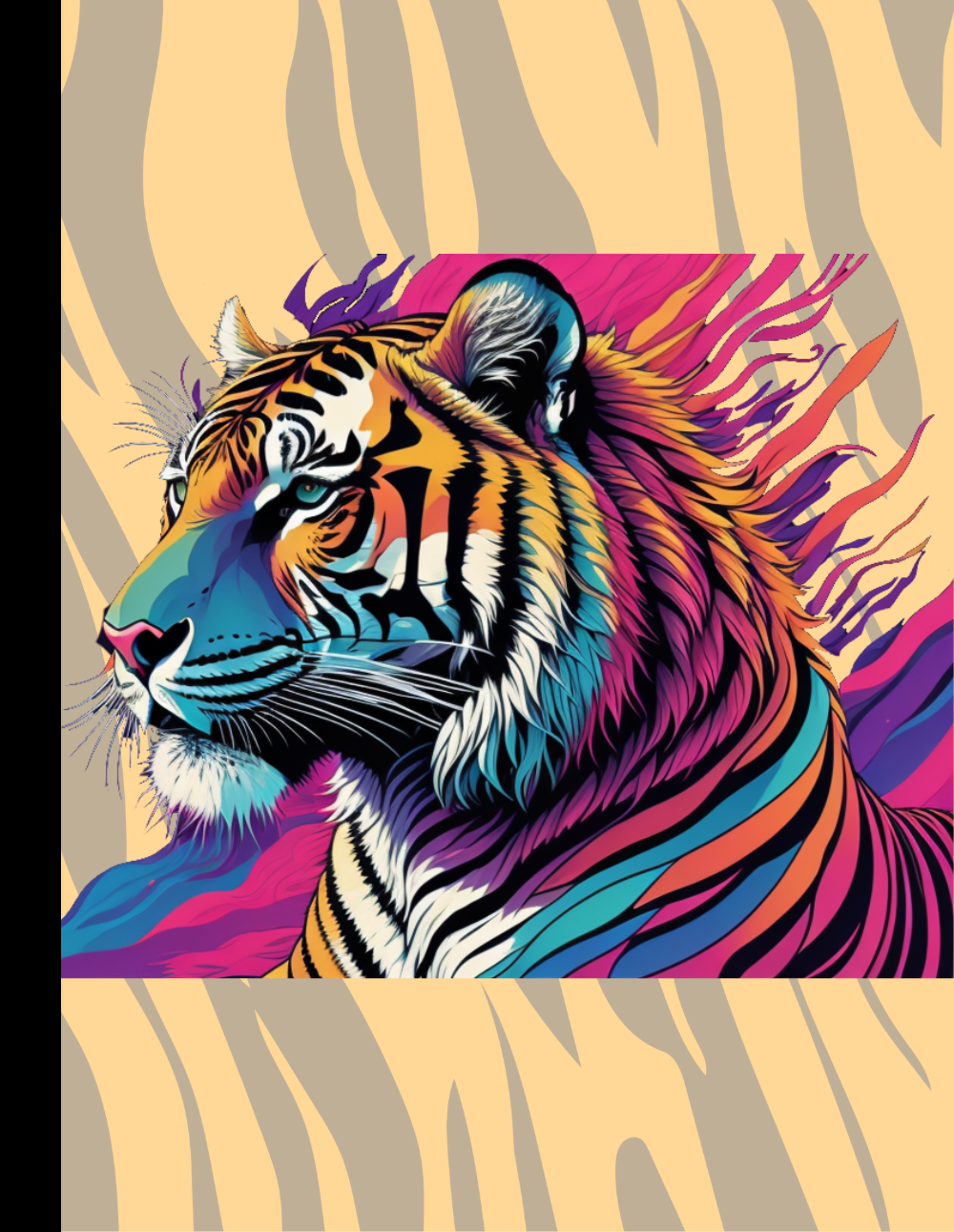 Majestic Mindfulness Tiger Edition: Tiger-Themed Composition Notebook