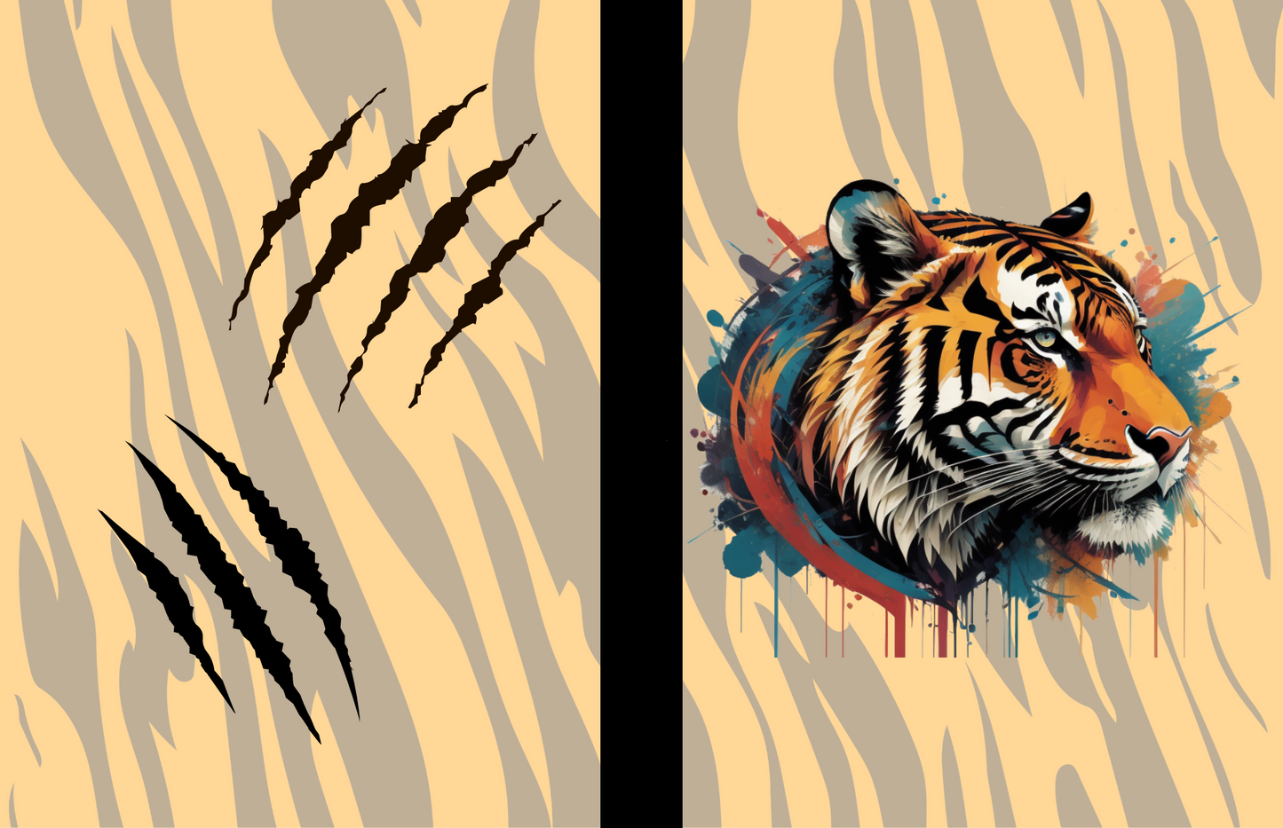 Mental Health Maneuver Tiger Unleashed: Tiger-Themed Composition Notebook