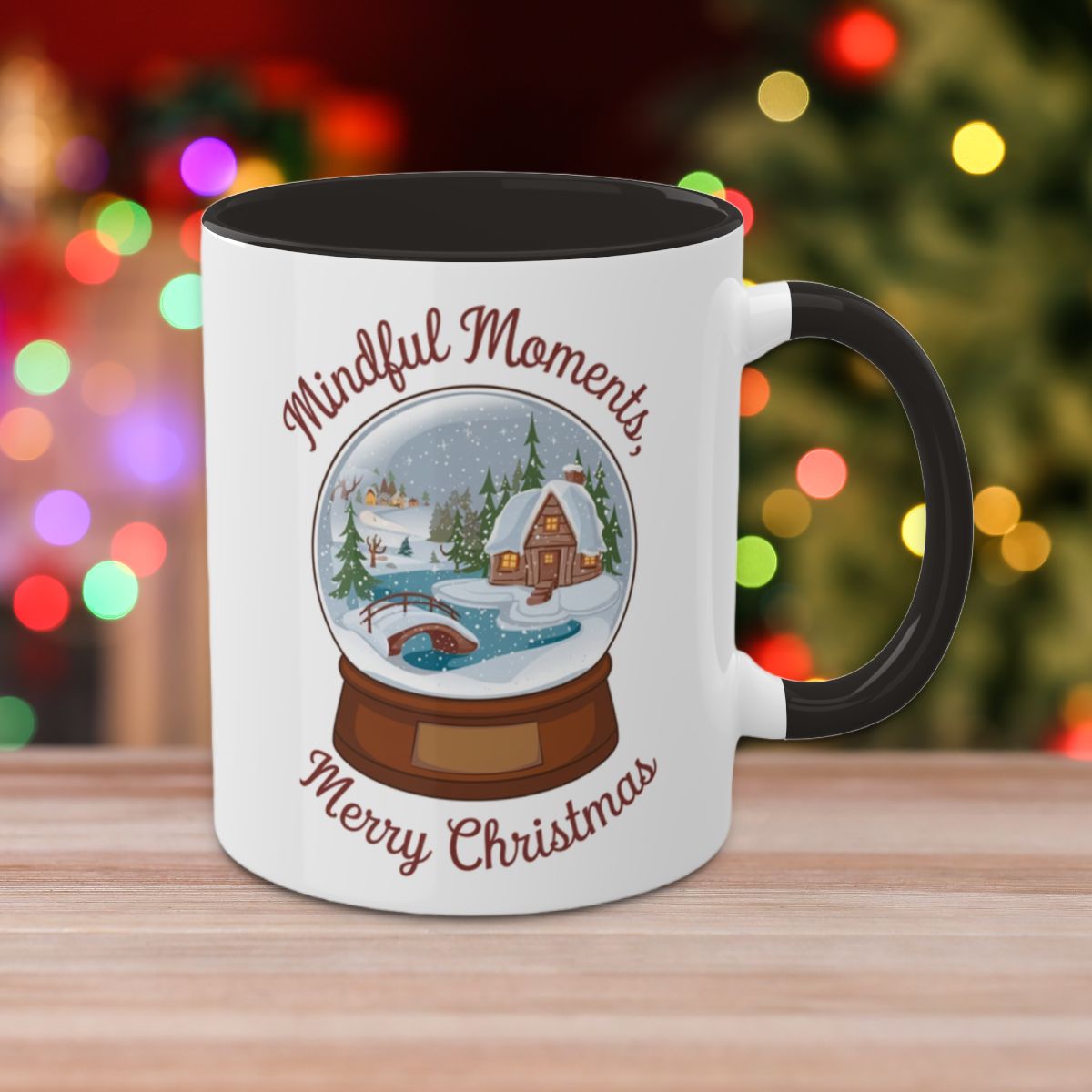 Mindful Moments, Merry Christmas - Colorful Christmas Mugs, 11oz