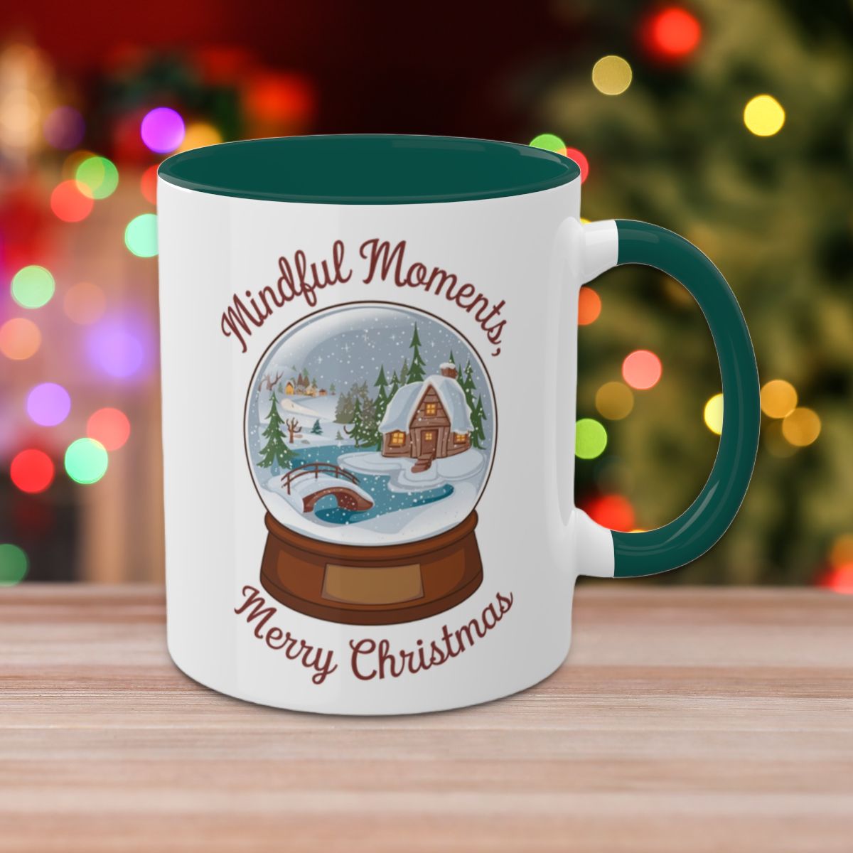 Mindful Moments, Merry Christmas - Colorful Christmas Mugs, 11oz