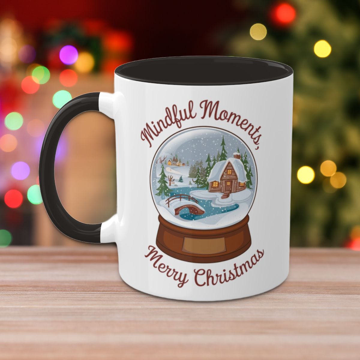 Mindful Moments, Merry Christmas - Colorful Christmas Mugs, 11oz