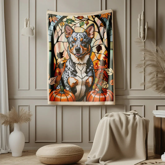 Shop our australian cattle dog velveteen plush blanket featuring the 50" × 60" style option from MySisterIsASurvivor.