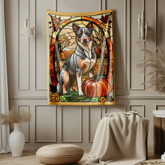 Shop our australian cattle dog velveteen plush blanket 2 featuring the 50" × 60" style option from MySisterIsASurvivor.