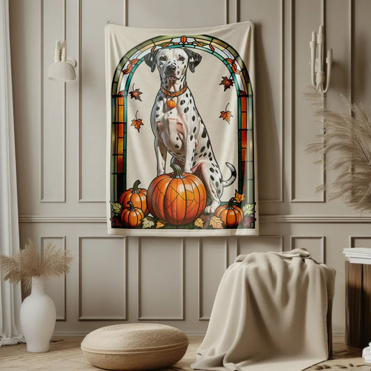 Shop our dalmatian dog velveteen plush blanket featuring the 50" × 60" style option from MySisterIsASurvivor.