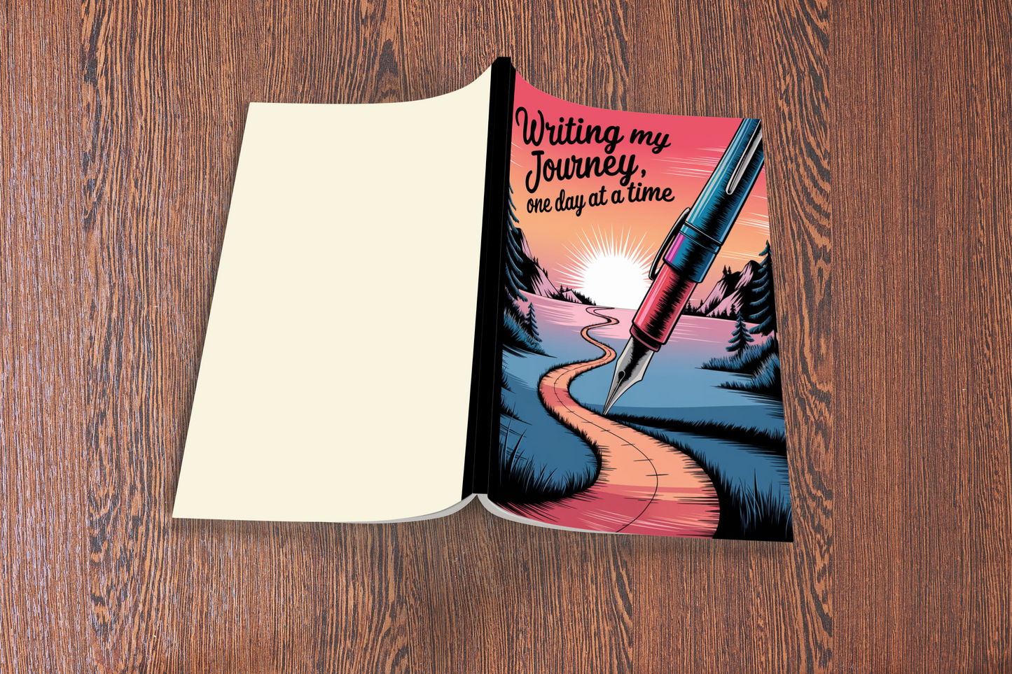 Writing My Journey One Day At A Time Composition Notebook