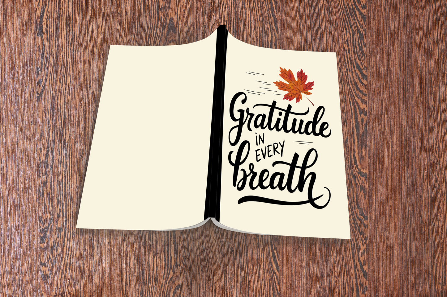 Gratitude In Every Breath Composition Notebook