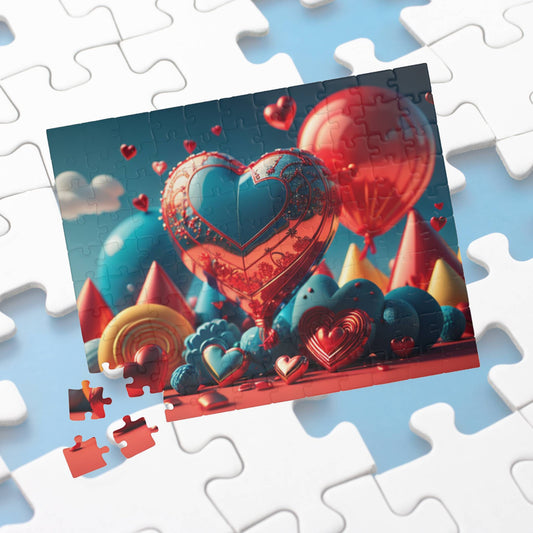 Radiant Heartland: Valentine's Day Puzzle for Self-Care, Emotional Growth, and Personal Empowerment