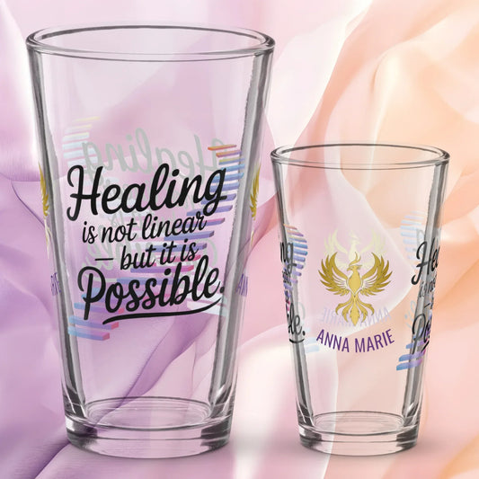 Rise_ReclaimPintGlass-HealingIsNotLinear_1 - MySisterIsASurvivor