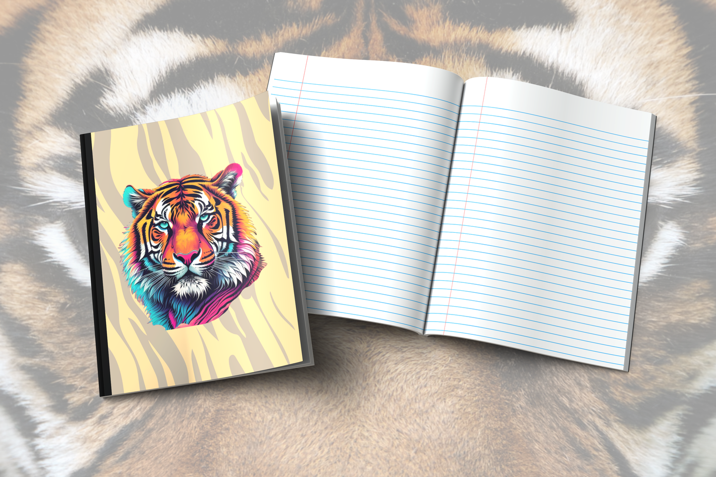 Roar to Renewal Mental Health Tiger: Tiger-Themed Composition Notebook