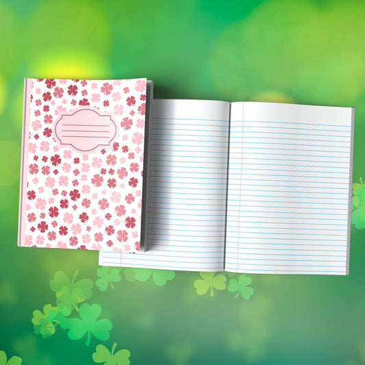 Shamrock Composition Notebook – Premium St. Patrick's Day Journal with Wide-Ruled Lines (S3)