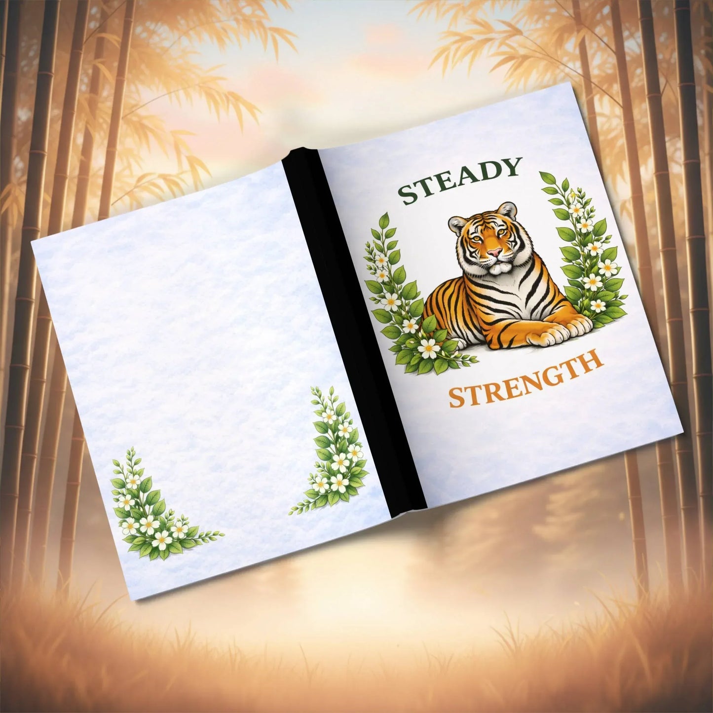 Shop our premium steady strength tiger composition notebook from MySisterIsASurvivor.