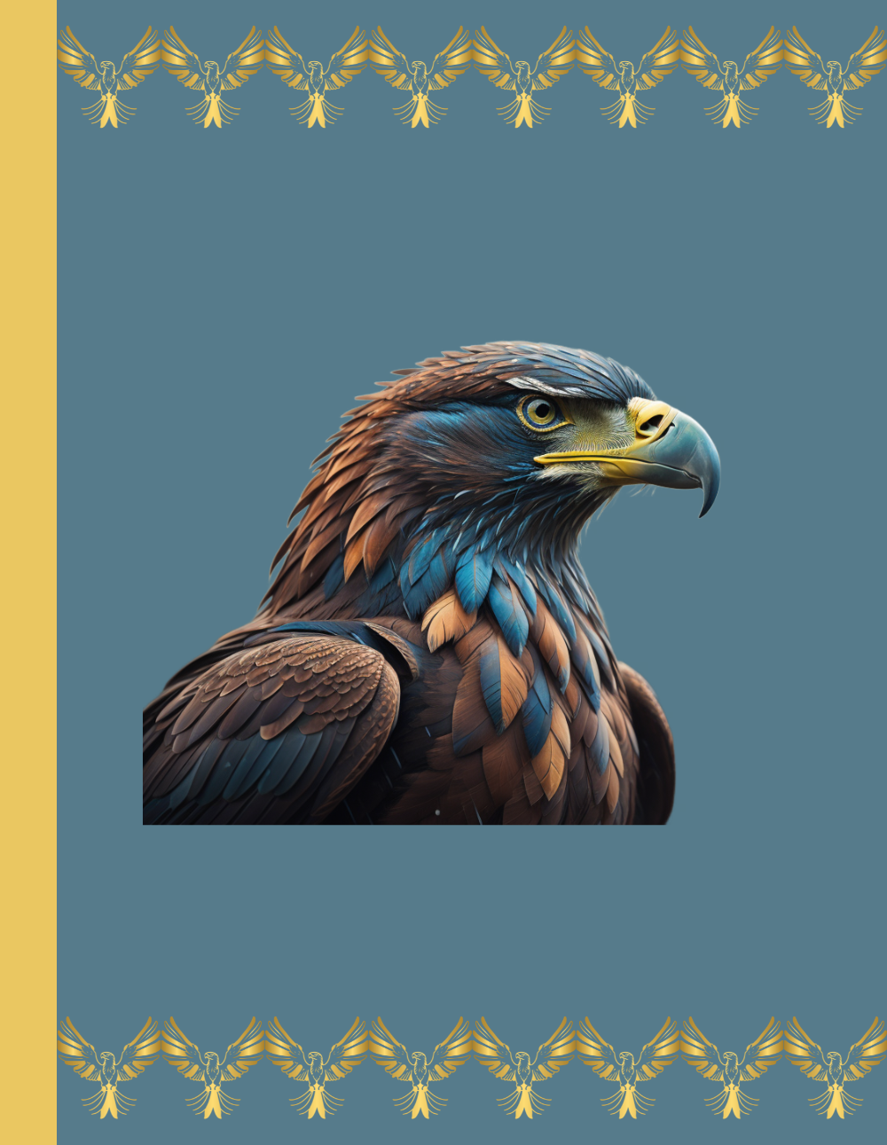 Talon Resilience: Eagle-Themed Composition Notebook