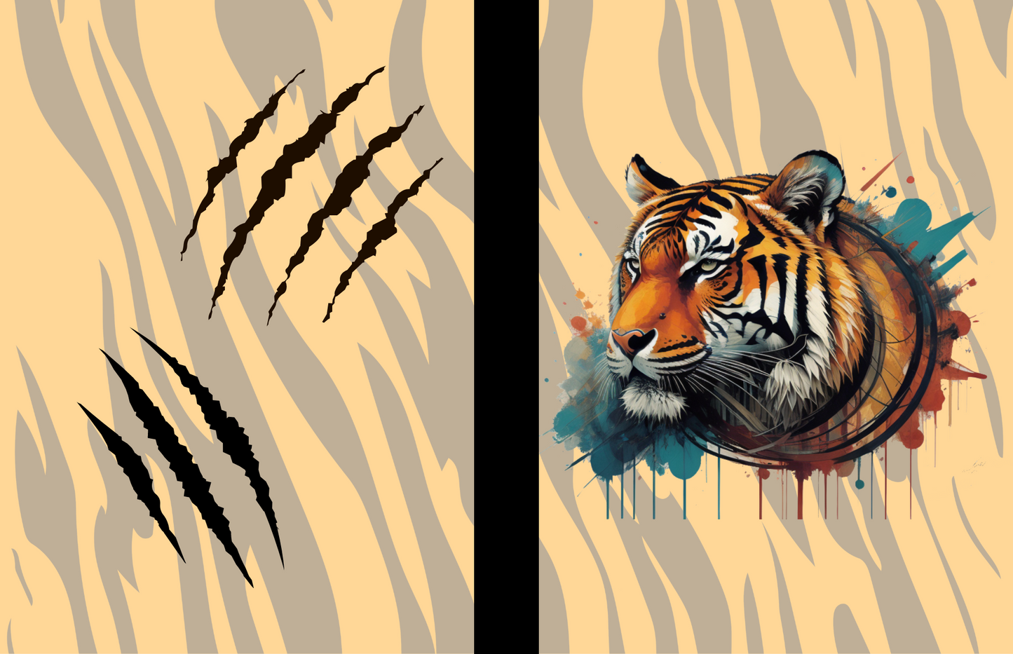 The Resilient Tiger Within: Tiger-Themed Composition Notebook