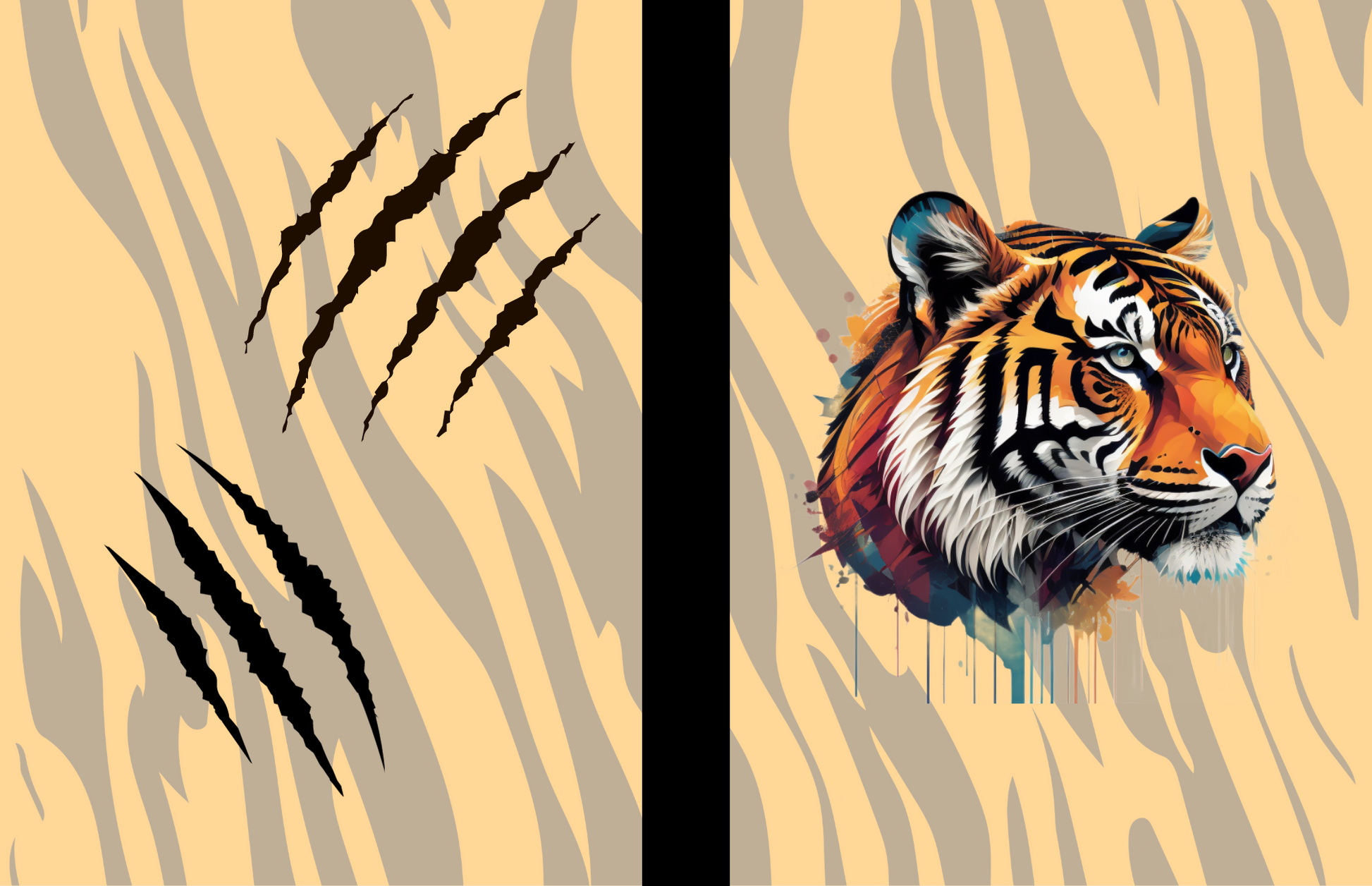 The Tiger Within: Tiger-Themed Composition Notebook