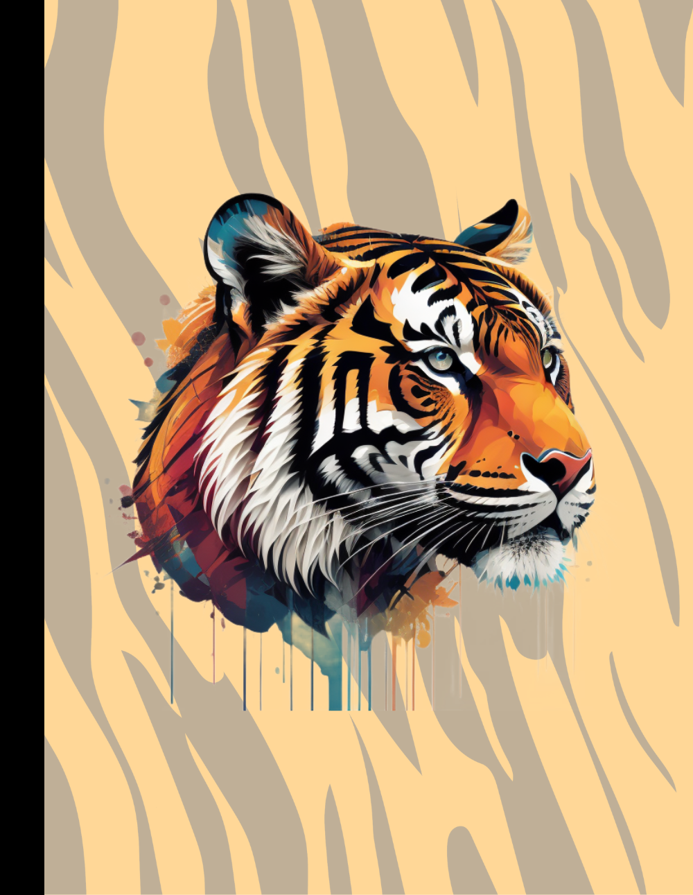 The Tiger Within: Tiger-Themed Composition Notebook