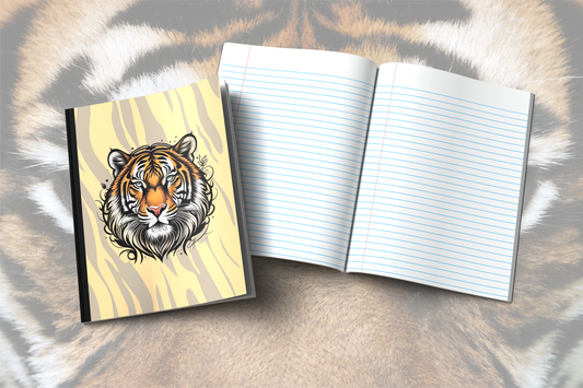 Tiger Spirit: Tiger-Themed Composition Notebook