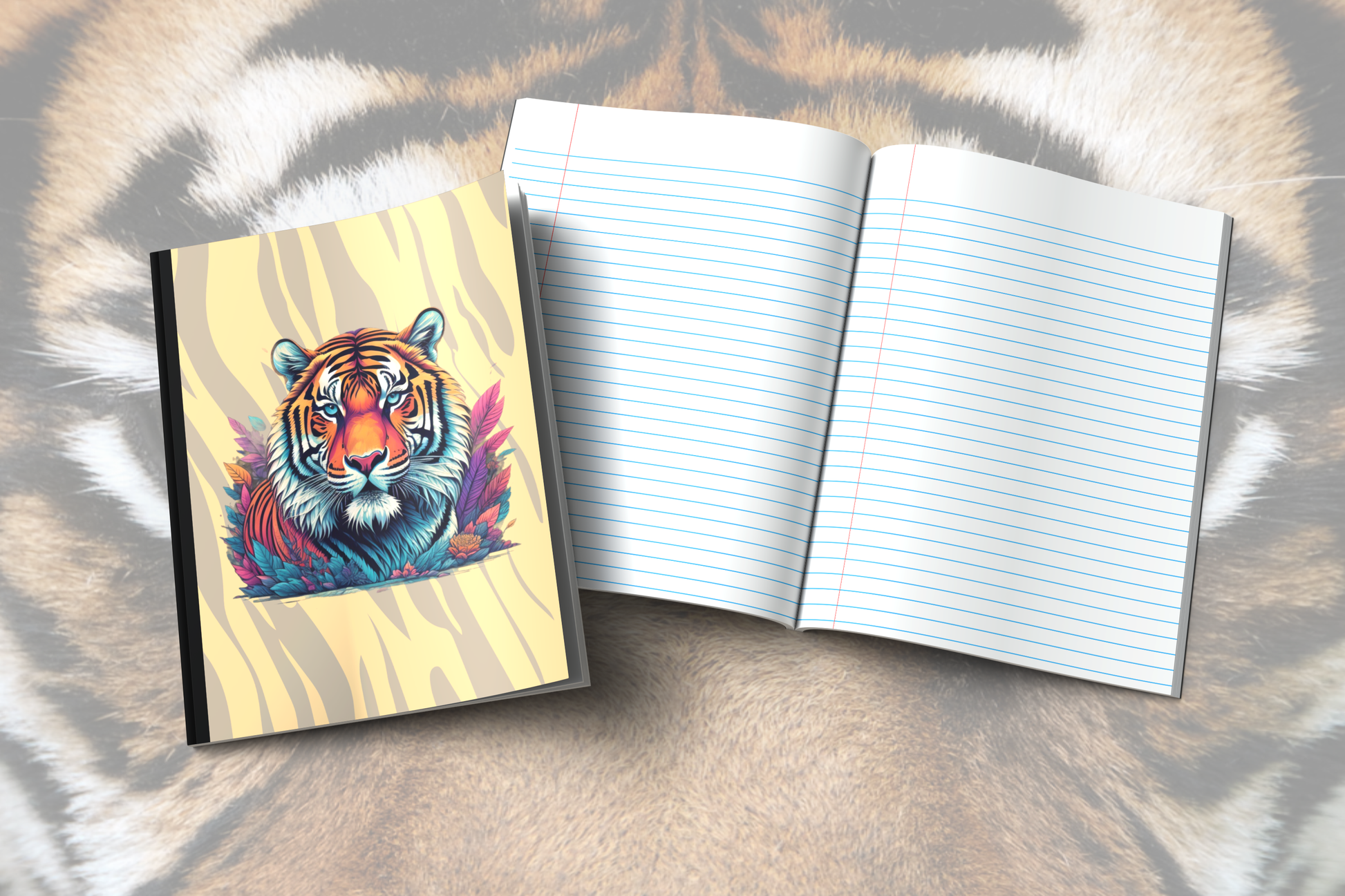 Tigers Resolve Mental Fortitude: Tiger-Themed Composition Notebook